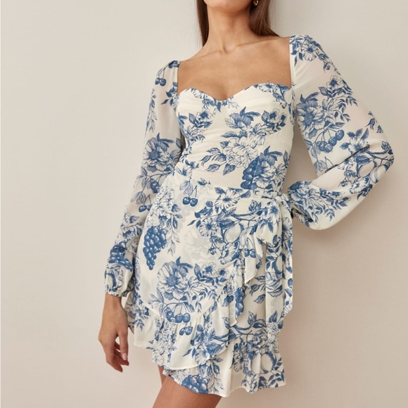 Reformation Cammi Dress Corsica - Picture 2 of 9